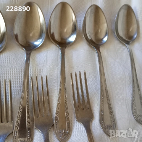 Вилици и лъжици П.Денев, снимка 4 - Прибори за хранене, готвене и сервиране - 53050735