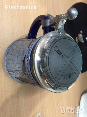 Уникална Немска Масивна Чаша - Ретро Стил, снимка 6 - Други ценни предмети - 30947362