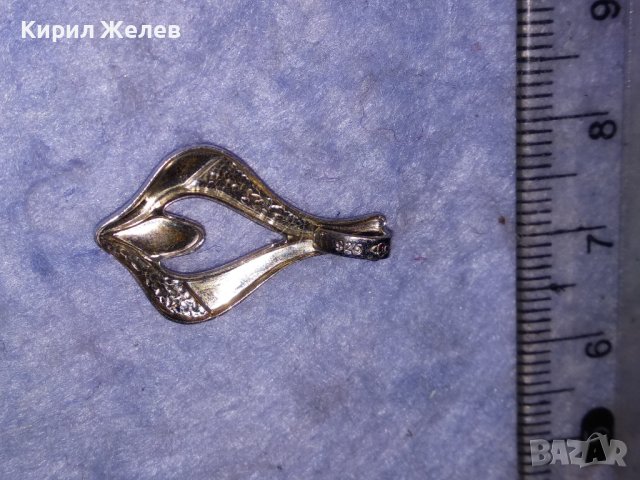 СТИЛЕН ИЗИСКАН СРЕБЪРЕН АРТ ПЕНДАНТ МАРКОВО СРЕБРО 925 ФИНО АЖУРНО БИЖУ МЕДАЛЬОН 32130, снимка 15 - Колиета, медальони, синджири - 40502119