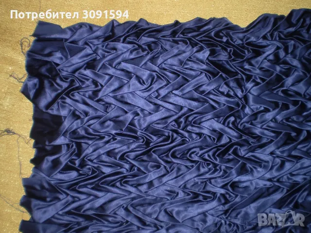 19 век 2 броя Ръчно изработен мотив от копринен сатен за рокля, за възглавница