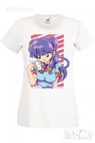 Дамска тениска Ranma Shampoo,Анимация,игра,Празник,Повод.