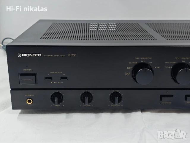 стерео усилвател PIONEER A-335, снимка 2 - Ресийвъри, усилватели, смесителни пултове - 50796675