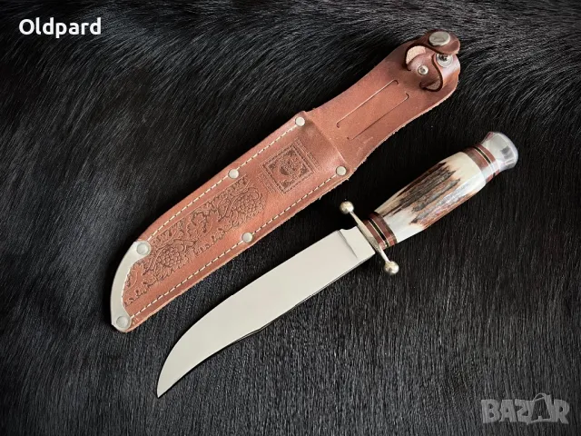 Страхотен античен ловен нож. В чисто ново състояние (немска колекция). Linder (301), снимка 2 - Ножове - 48628736