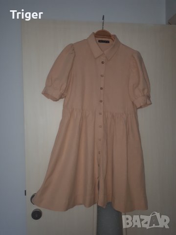 Дамска рокля с яка XS /S, снимка 1