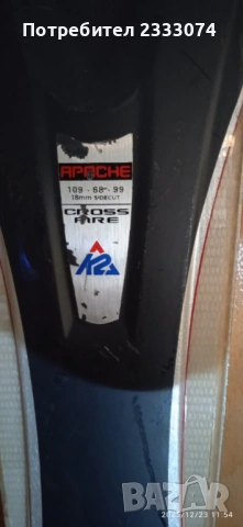 Продавам ски K2 APACHE CROSSFIRE 181 см, снимка 5 - Зимни спортове - 53358677