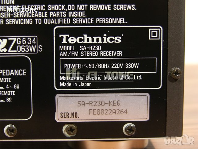 РЕСИВЪР Technics sa-r230, снимка 9 - Ресийвъри, усилватели, смесителни пултове - 38953188