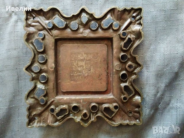 стара метална апликация , снимка 3 - Антикварни и старинни предмети - 29598784
