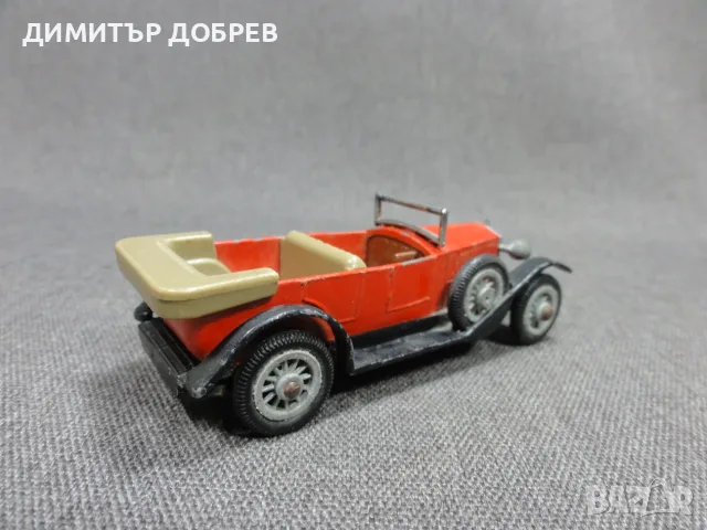 СТАРА РЕТРО СОЦ ГДР МЕТАЛНА КОЛИЧКА МАЩАБЕН МОДЕЛ SIMSON SUPRA 1925 ESPEWE 1/50, снимка 4 - Колекции - 56096556