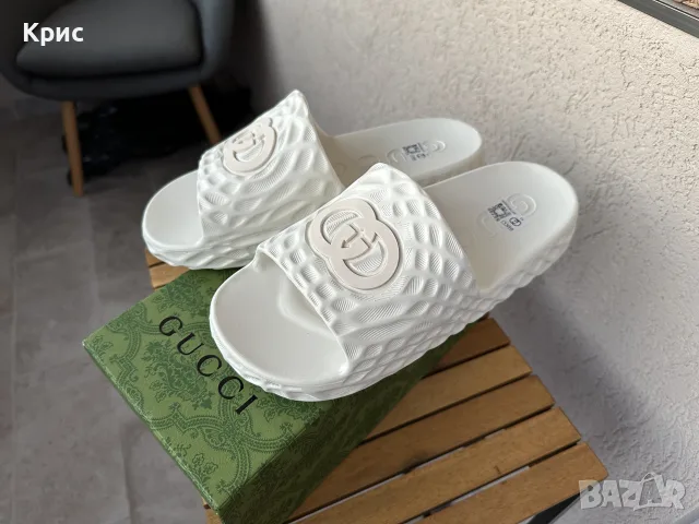 Мъжки чехли Gucci, снимка 2 - Мъжки чехли - 55891000