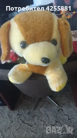 Плюшено кученце с камбанка, снимка 2 - Плюшени играчки - 48331360