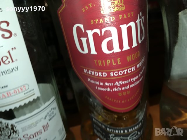 JURA DEWARS GRANTS 3 ПРАЗНИ ШИШЕТА 2802231734, снимка 6 - Антикварни и старинни предмети - 39839522