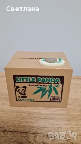 интерактивна касичка с пандичка, която взема монета, снимка 3 - Образователни игри - 52091506