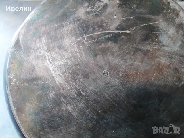 посребрена метална купа арт деко, снимка 6 - Антикварни и старинни предмети - 29234089