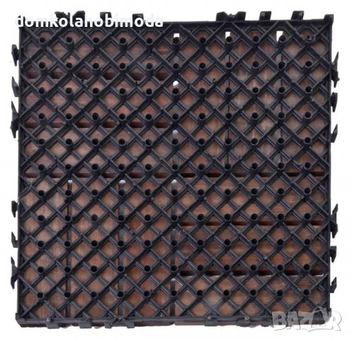 Декоративна плочка имитация на дърво с леснен монтаж, 30х30х2 см, снимка 2 - Други - 36481984