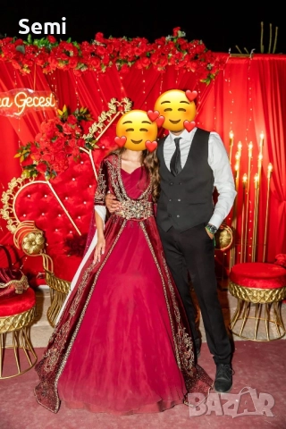 Кафтан за къна (биндалъ), снимка 2 - Сватбени рокли - 52865341