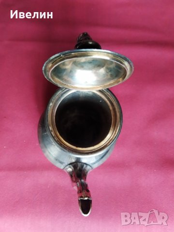 стара посребрена барокова кана, снимка 4 - Антикварни и старинни предмети - 29811943