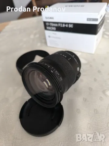 Продавам обектив Sigma 17-70mm F2,8-4 DC MACRO за Nikon, снимка 1 - Обективи и филтри - 48908696