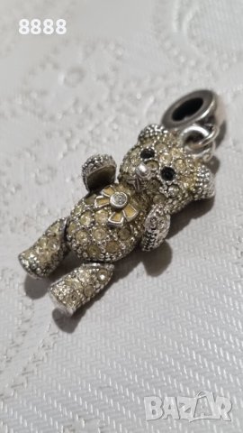 Колекционерско сребърно мече талисман 