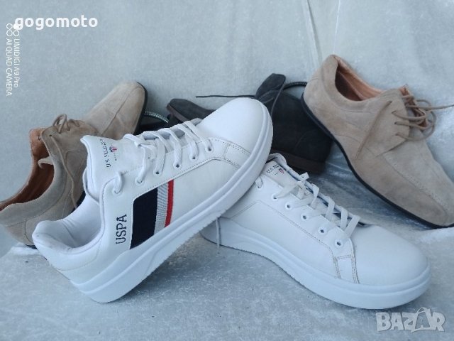 КАТО НОВИ кларкове 44 - 45 original  AM®, 100% естествена кожа = велур, GOGOMOTO.BAZAR.BG®,КАТО НОВИ, снимка 18 - Спортно елегантни обувки - 44451198