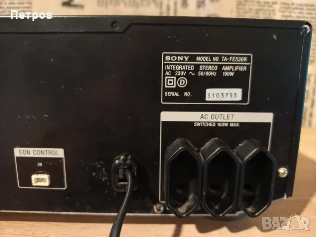 Усилвател "SONY"TA-FA530R, снимка 9 - Ресийвъри, усилватели, смесителни пултове - 48910525