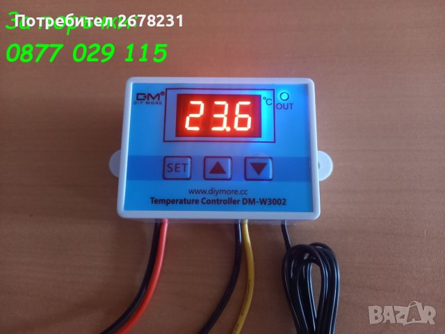  Термоконтролер / Терморегулатор Програмируем 220V, снимка 5 - Друга електроника - 30207506