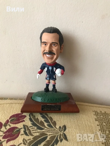 David Seaman Дейвид Сиймън фигурка футболист 17 см, снимка 4 - Колекции - 53333485