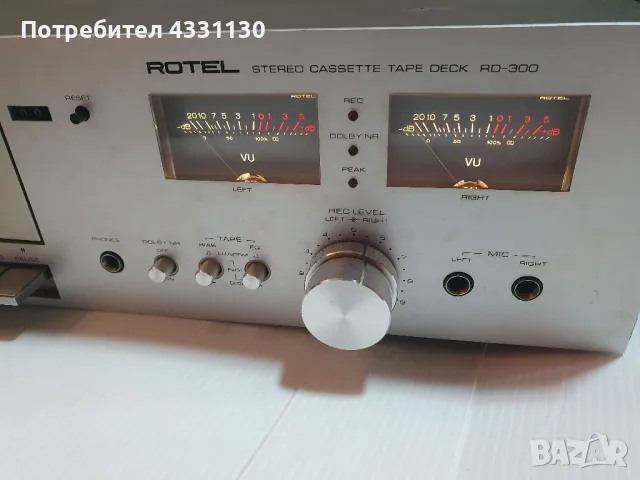 rotel Rd 300 касетен дек, снимка 6 - Декове - 49457430