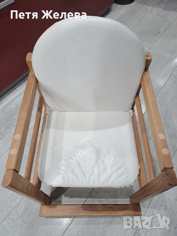 Детско дървено столче , снимка 2 - Мебели за детската стая - 53060545