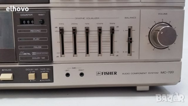 Аудио система Fisher MC-720, снимка 11 - Аудиосистеми - 30334127