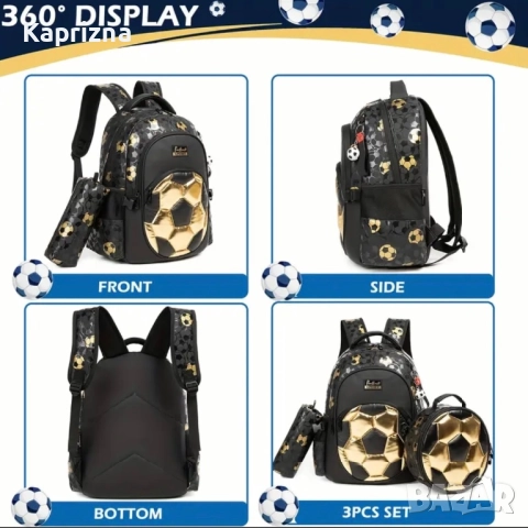 Уникален комплект от 3 части, снимка 3 - Раници - 51579244