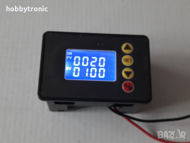 Цифров таймер 12V LCD до 9999сек или 99 часа