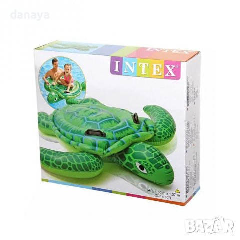 2939 Надуваема играчка Костенурка INTEX LIL’ Sea Turtle Ride-on, 150 х 127 см, снимка 3 - Други - 37117905