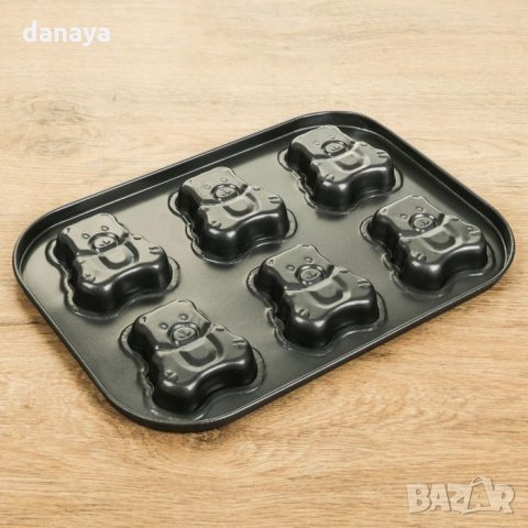 1676 Метална форма за печене мечета, снимка 3 - Форми - 30103277