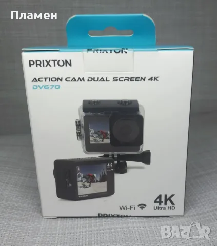 Prixton DV670 4K Двойна Екранна Екшън Камера