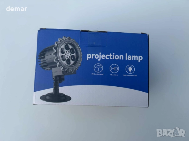 FitRepa Хелоуин LED 3D проекционна декоративна светлина с призраци, снимка 8 - Декорация за дома - 51742462