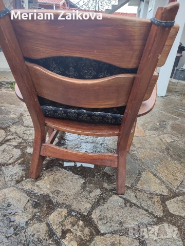 фотьойл от масивен дъб , снимка 3 - Антикварни и старинни предмети - 54015255