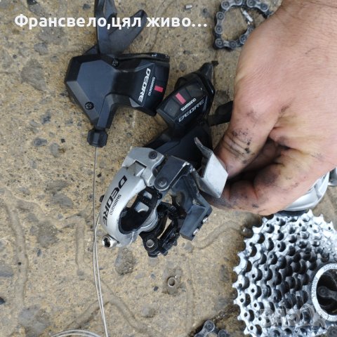 Сет 9 скорости за велосипед колело Shimano deore , снимка 6 - Части за велосипеди - 44196548