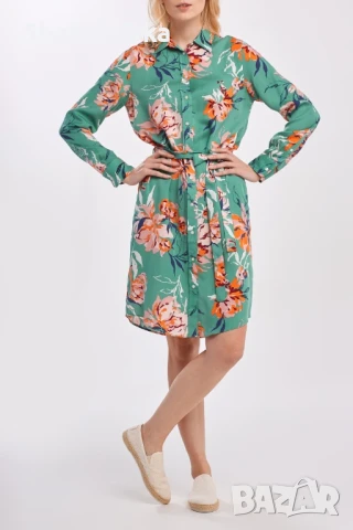 Рокля тип риза Gant , снимка 2 - Рокли - 51358536