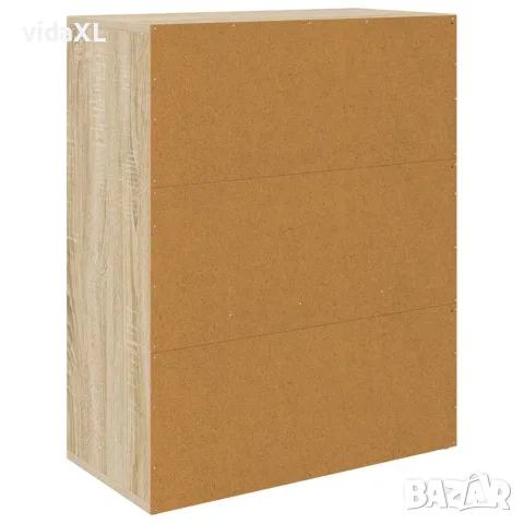 vidaXL Бюфет, дъб сонома, 60x30x75 см, инженерно дърво, снимка 7 - Бюфети - 56147738