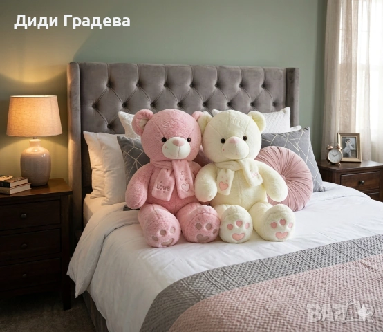 Голямо плюшено мече, снимка 2 - Плюшени играчки - 54100836