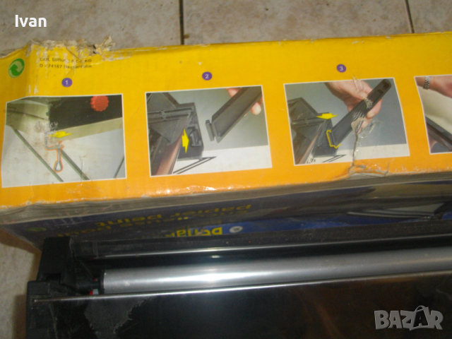 Нова Машина Залепяне Тапети До 58 см-Дания-Инокс-Неръждавейка-Пълен Комплект-С 2 Стяги-Tapeten Klest, снимка 14 - Стяги - 36494258