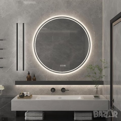 Огледало за баня с LED осветление XMR-Y18-819, снимка 6 - Огледала - 42839127