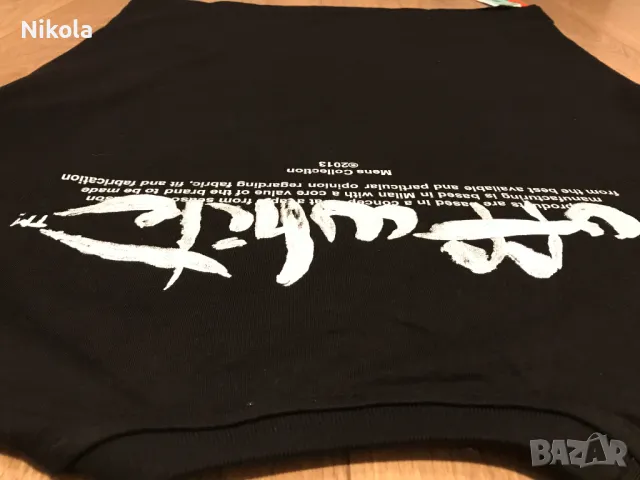 OFF-WHITE™ PAINT SCRIPT SKATE тениска, размер: S, снимка 12 - Тениски - 48678313