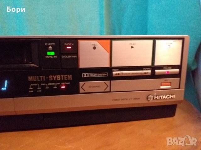 HITACHI VT 37 EM  VHS Записващо видео, снимка 9 - Плейъри, домашно кино, прожектори - 31724036