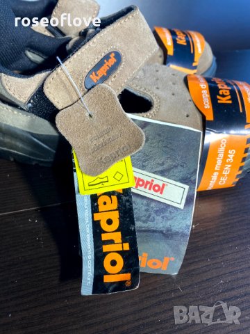Нови италиански работни обувки KAPRIOL модел Dallas S1 P SRC номер 40, снимка 6 - Мъжки ботуши - 30760162