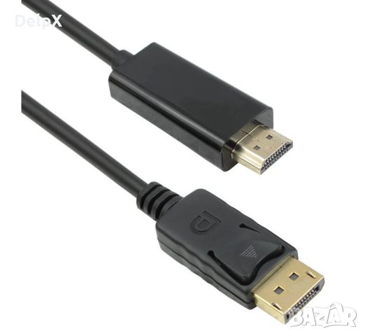 Кабел HDMI(м)/DP(м) 1,5m, снимка 1 - Кабели и адаптери - 42530501