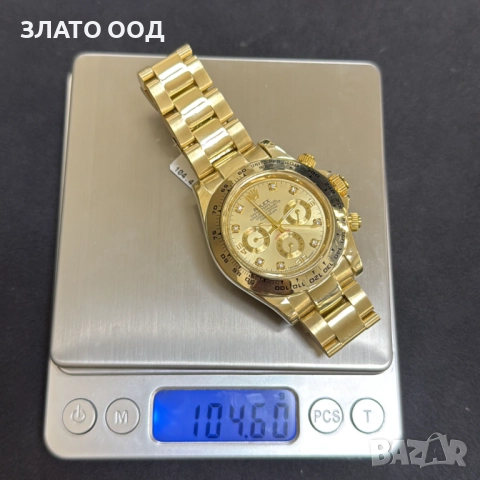 Златен часовник-14К, снимка 2 - Луксозни - 43766355