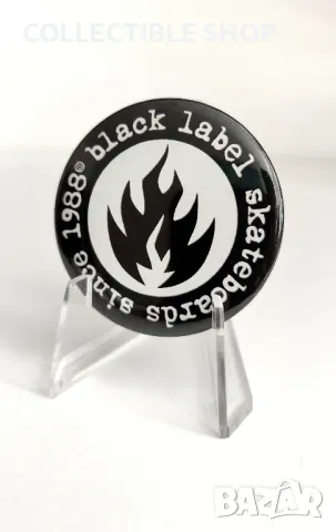 значка Black Label Skateboards 