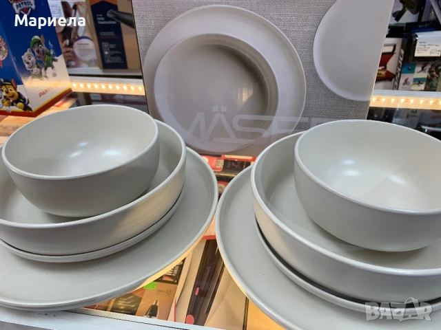 Комплект керамични съдове за хранене 8 части / За двама, снимка 9 - Сервизи - 50734691