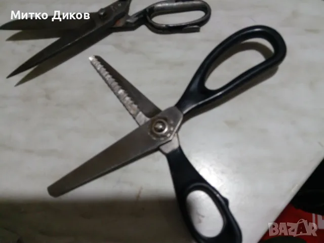 Солинген ножица голяма 289мм на 180мм отлична и друга Nippes 215х110мм острие и зиг заг ножица руска, снимка 14 - Други - 28987913